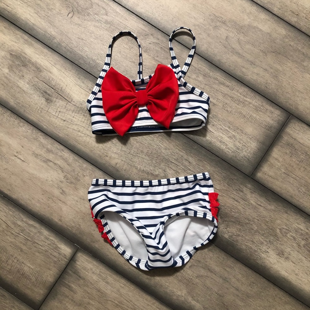 Rufflebutts Baby Girls Two Piece Swimsuit 18-24m